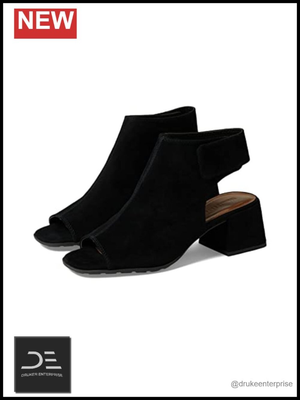 Blondo Maria Heeled Suede Sandals Slingback Block Heel